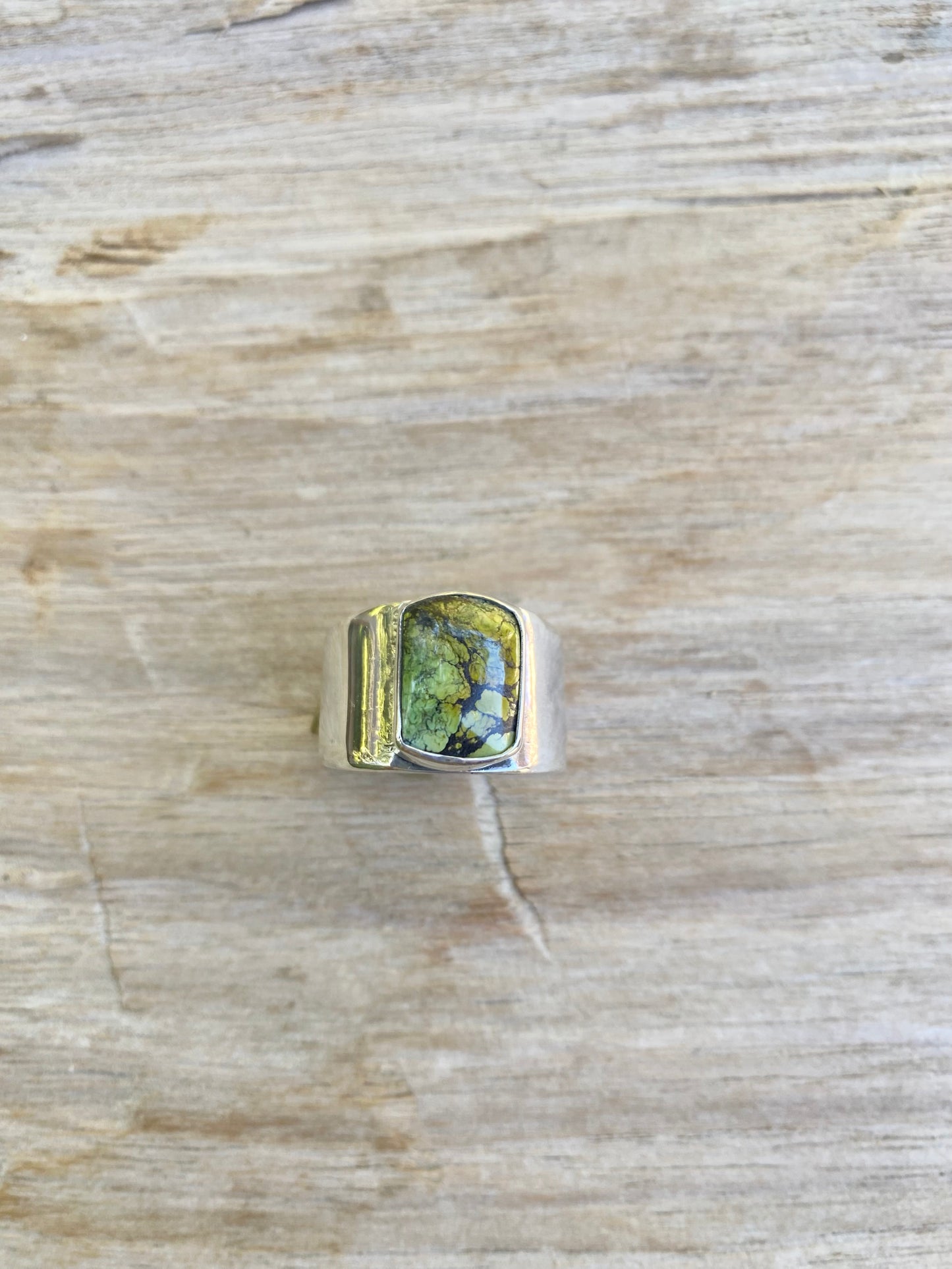 Turquoise Barrel Ring