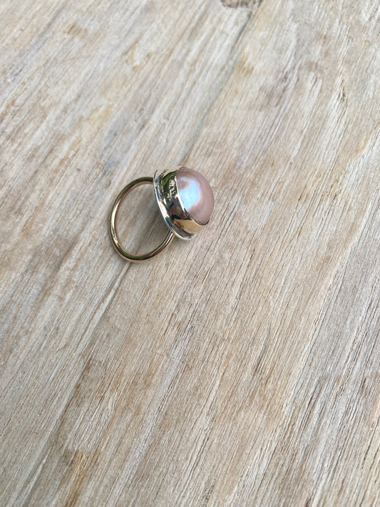 Mabe Pearl Ring (size 8)
