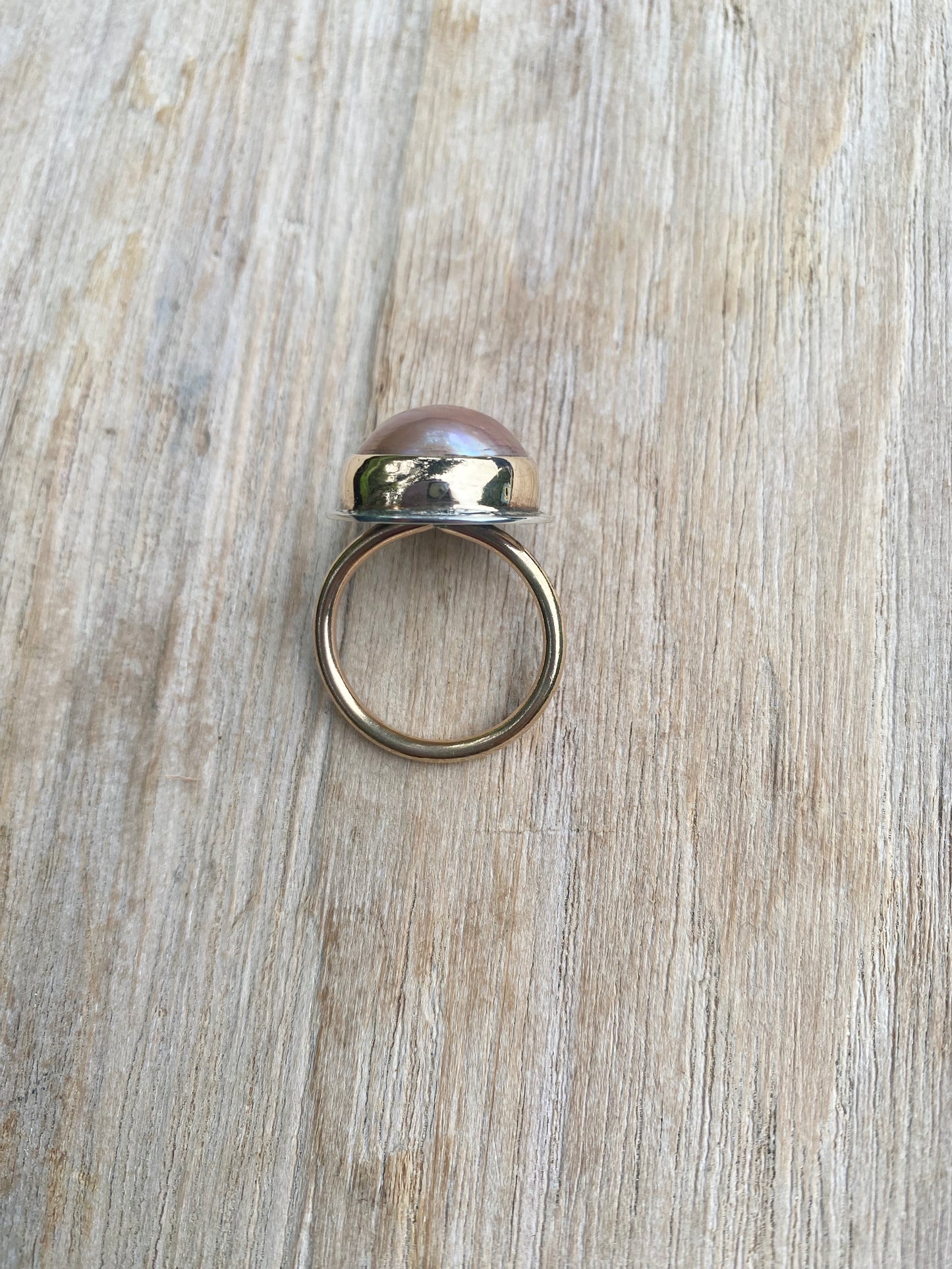 Mabe Pearl Ring (size 8)