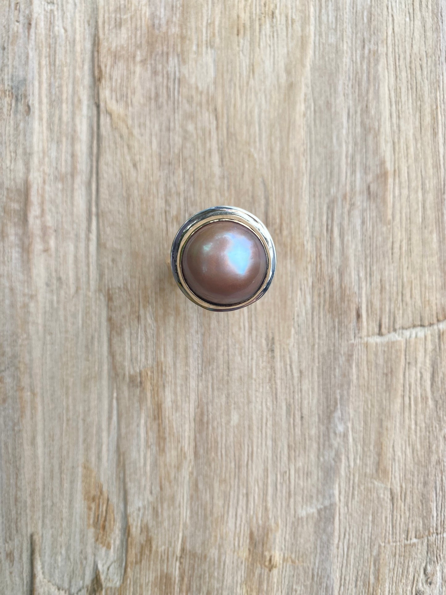 Mabe Pearl Ring (size 8)
