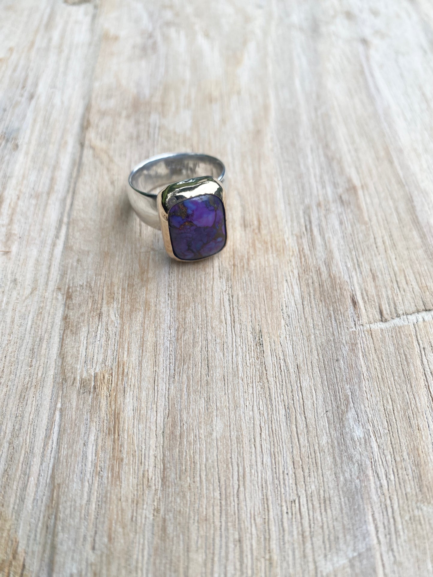 Purple Turquoise Ring (size 8.5)