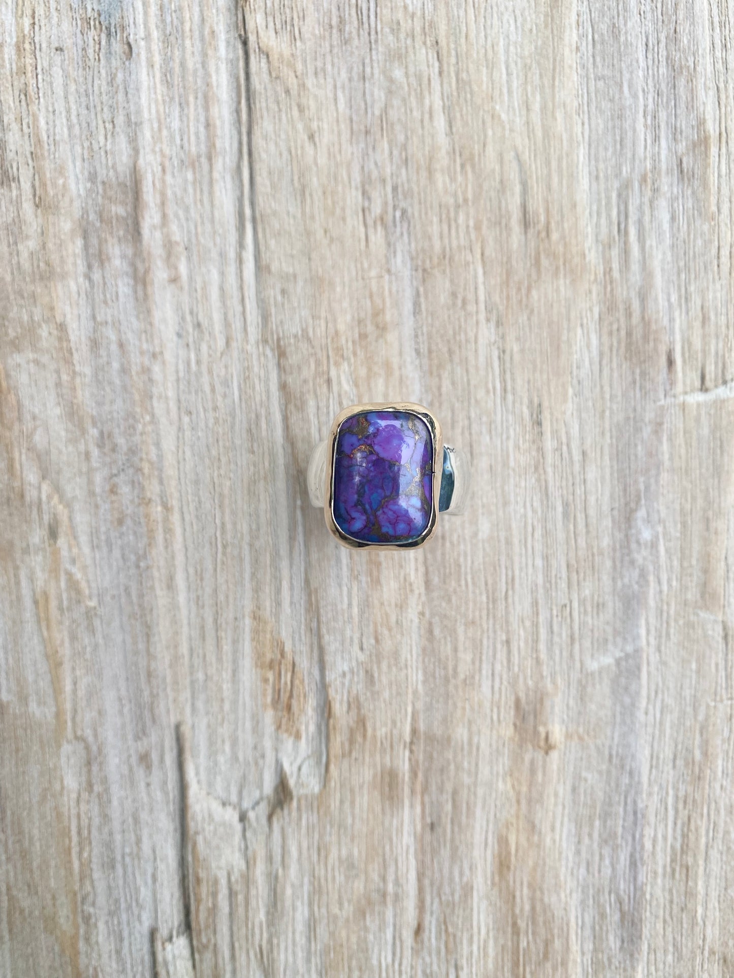 Purple Turquoise Ring (size 8.5)