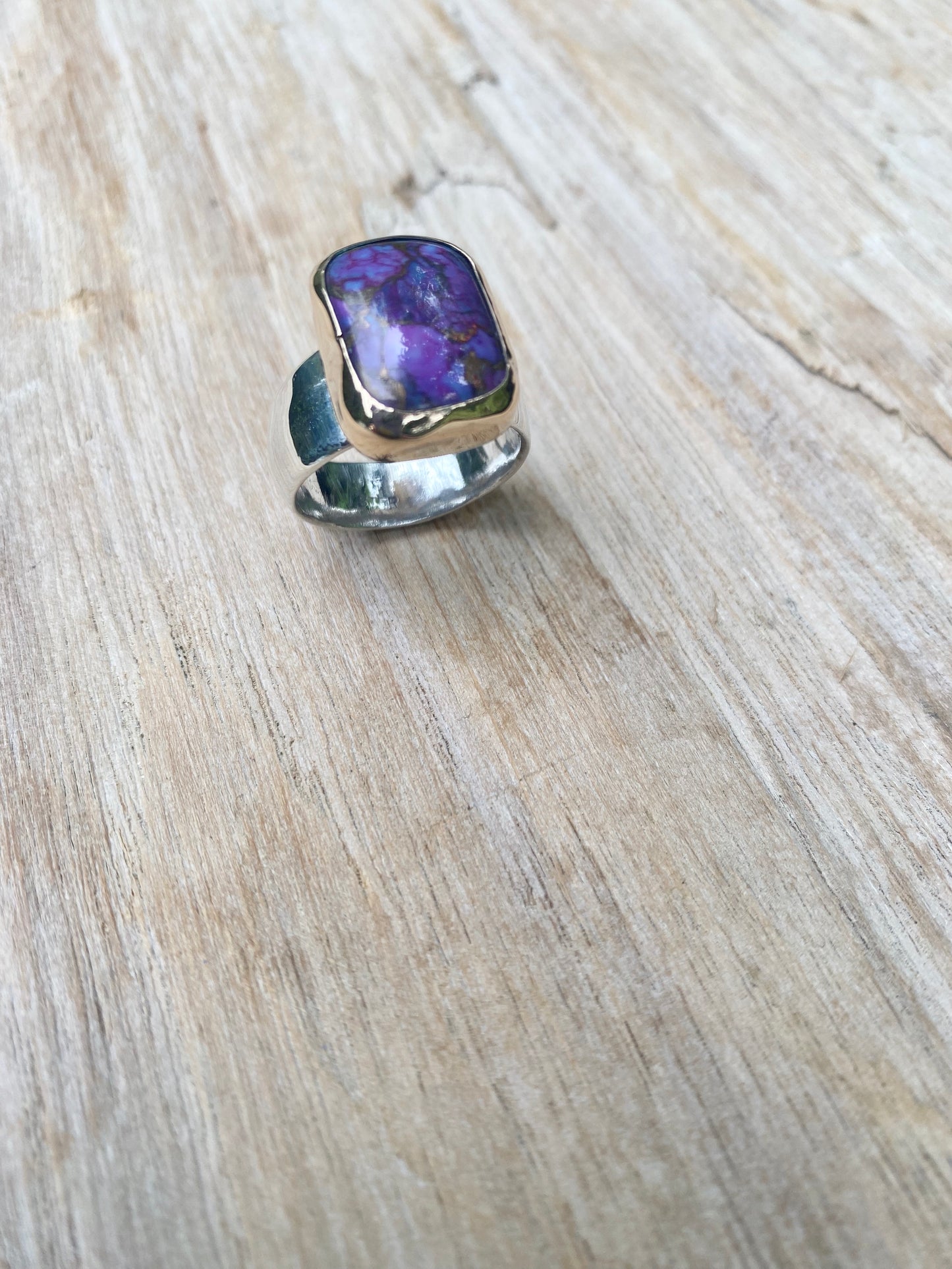 Purple Turquoise Ring (size 8.5)