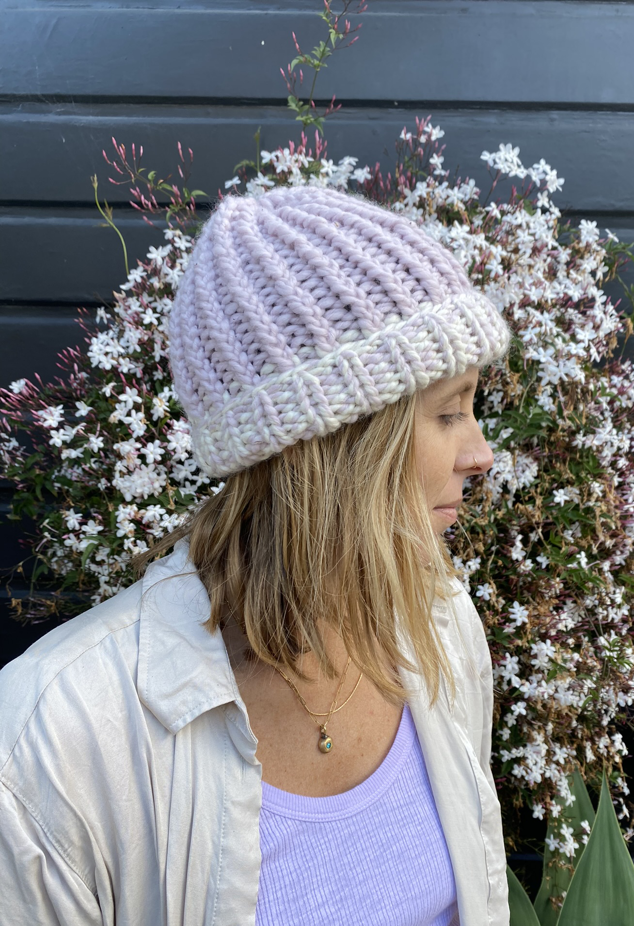 Calming Lavender Beanie