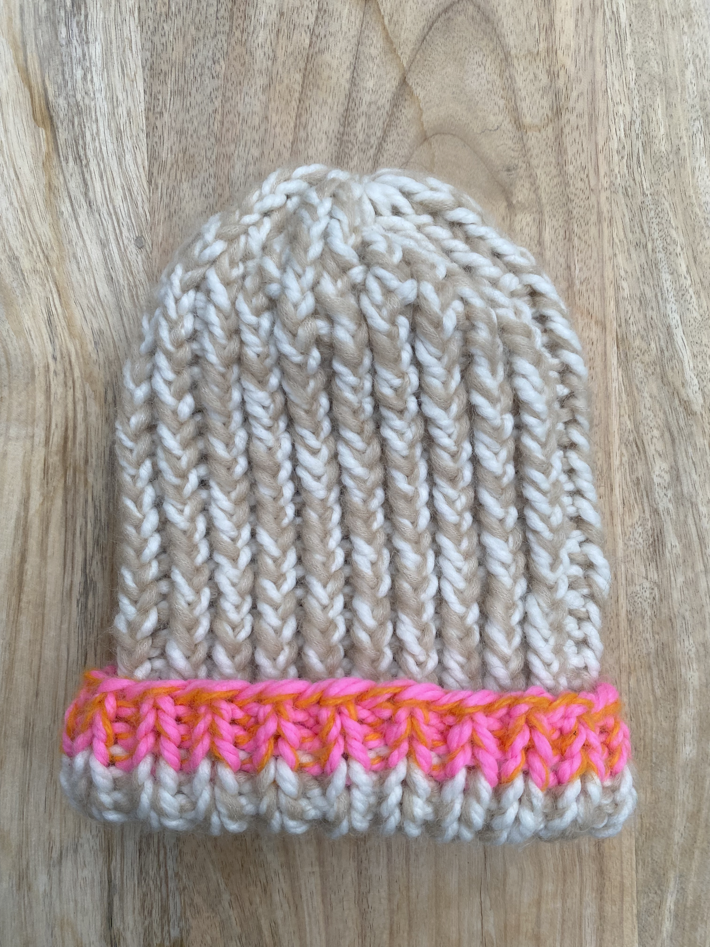 Pink Edge Beanie