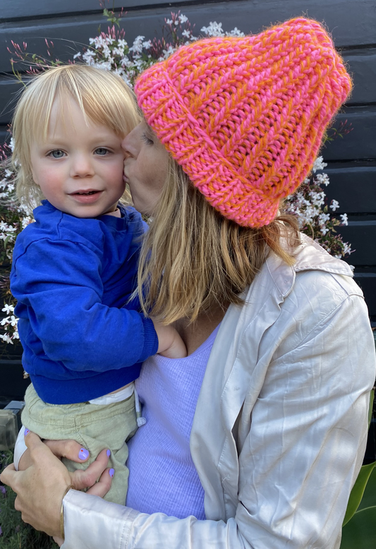 Pink Pop Beanie